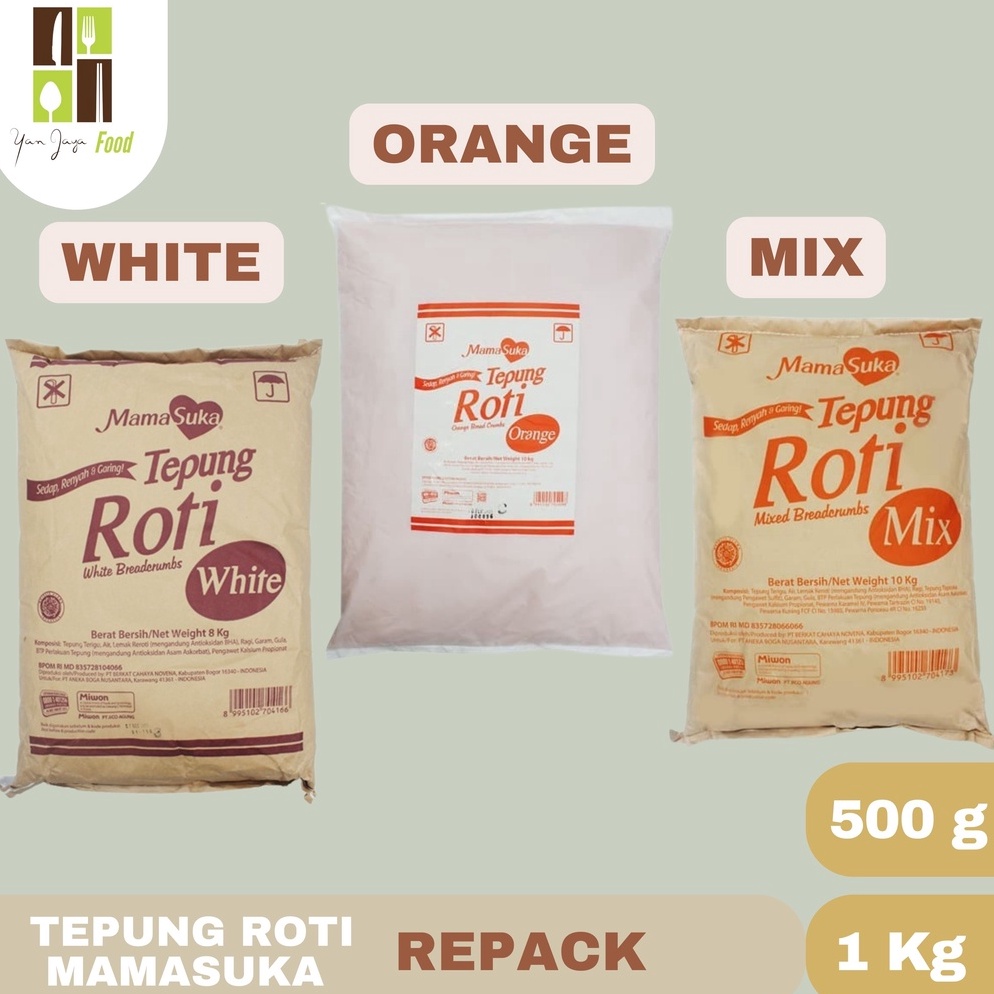 

[♔ K75$] Tepung Roti Mamasuka White / Orange / Mix REPACK [38]