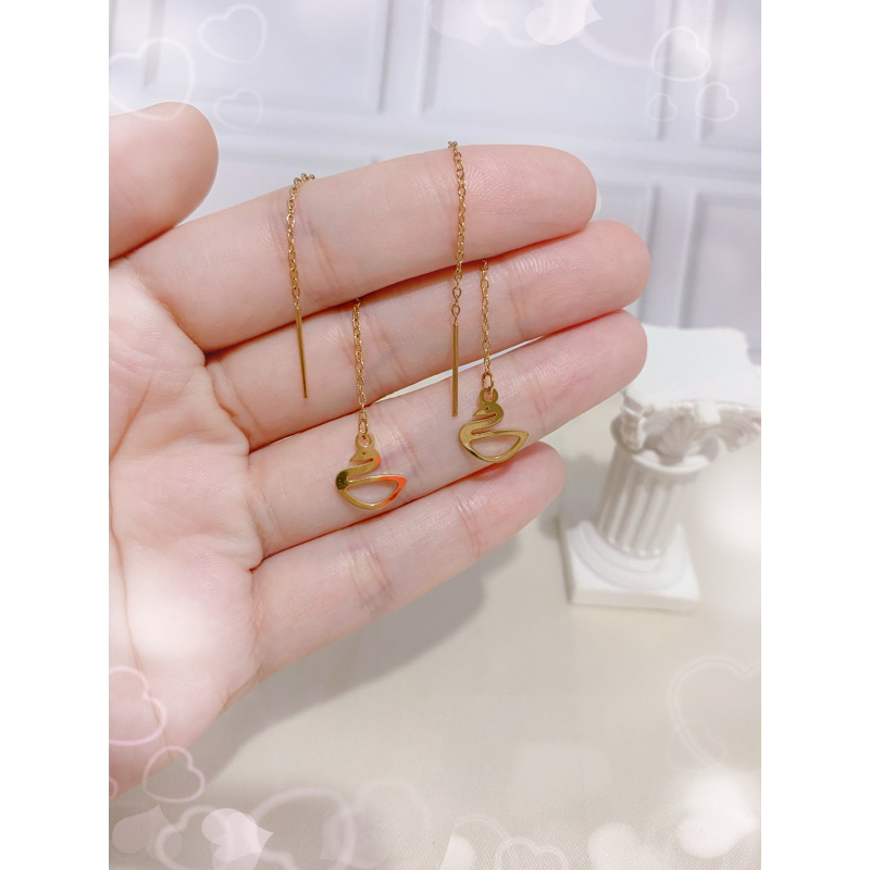 Anting Serut Angsa Titanium