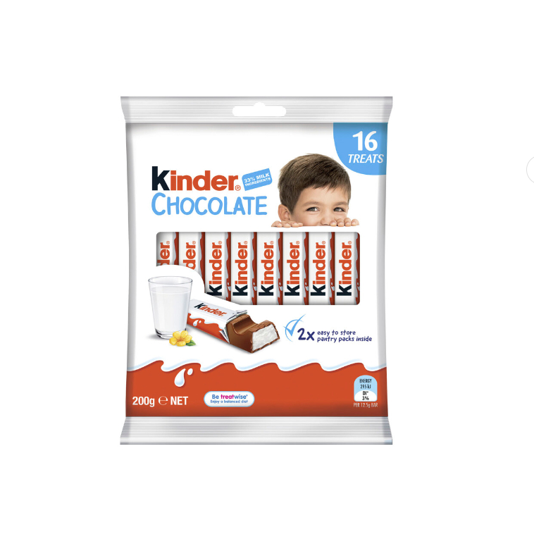 

Kinder Chocolate 16 Treat Share Bag | 200g Australia