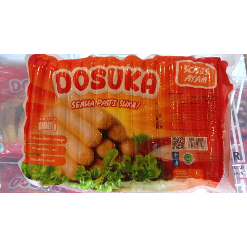 

Dosuka sosis ayam 1000g
