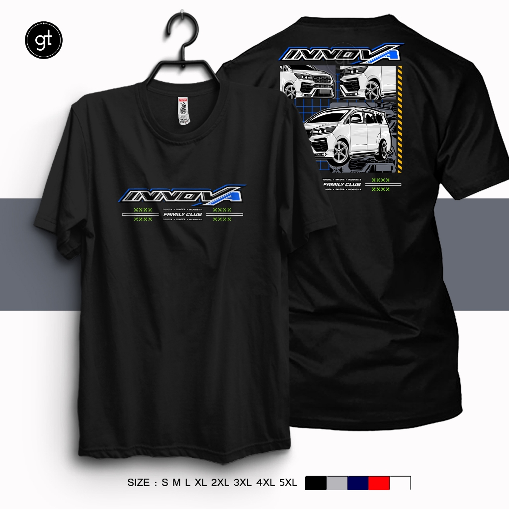 Kaos TOYOTA INNOVA FAMILY CLUB INDONESIA