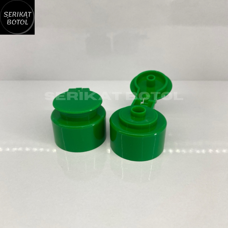 TUTUP BOTOL CUPIR FLIPTOP NECK 30 N30 HIJAU CUCI PIRING