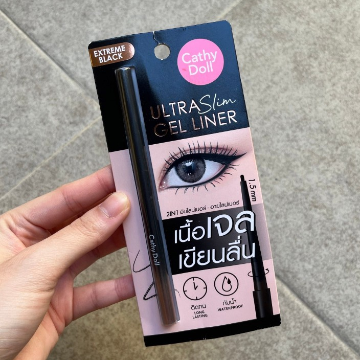 Cathy Doll Ultra Gel Slim Liner - Extreme Black