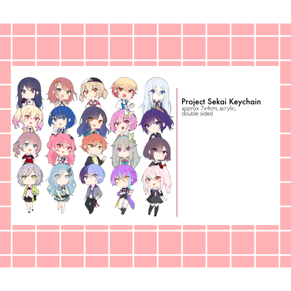 [FANMERCH] Project Sekai Keychain