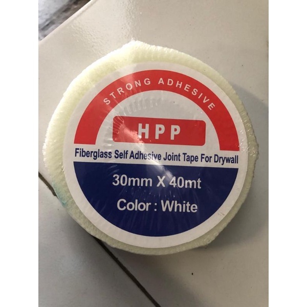 Lem Kain Kasa Gypsum Isolasi Lakban Join Tape Gipsum Grc Gypsum Tape Fiber Tape 3cm