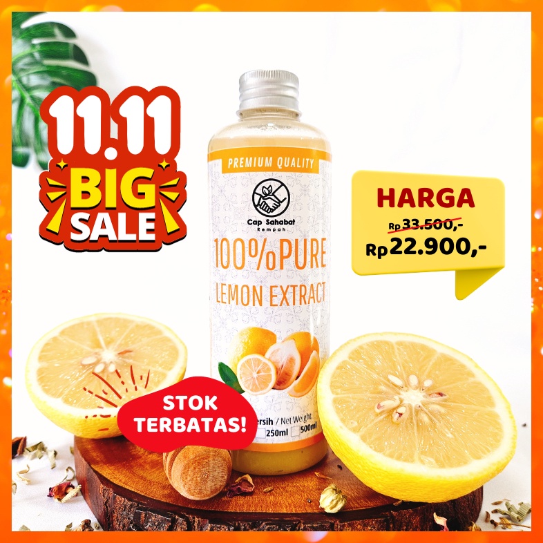 

[✡K76$] 250ml Pure Lemon Extract / Sari Lemon Murni / Jus Lemon Murni 100% PREMIUM QUALITY Terhitz