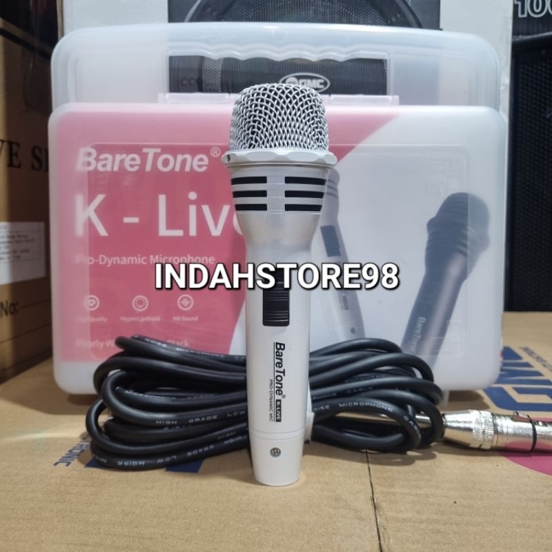 Microphone Kabel Baretone K-live Spesial Vocal Original Mic Cable Terbaik Buat Vocal