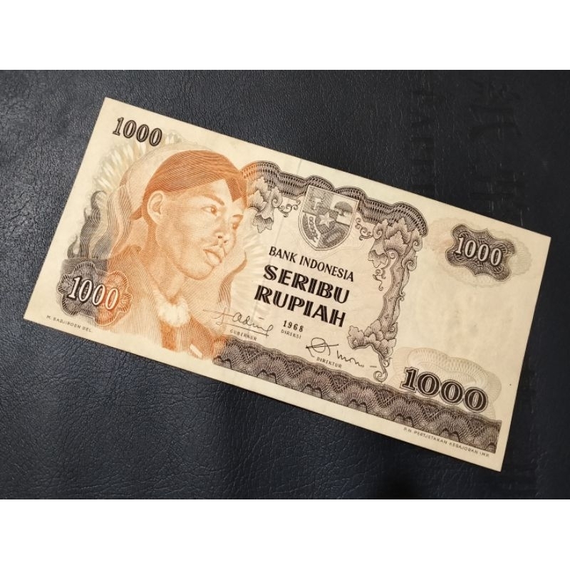 UANG KUNO 1000 RUPIAH JENDRAL SUDIRMAN TH 1968