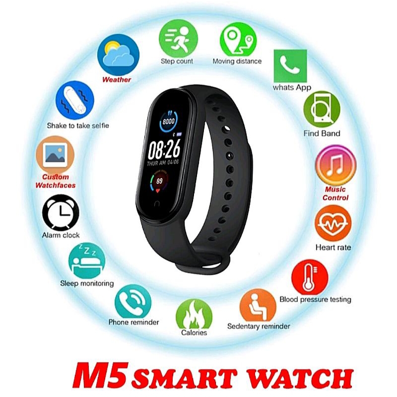 HOT PRODUCT Smartband M5/M6/M7 hitam