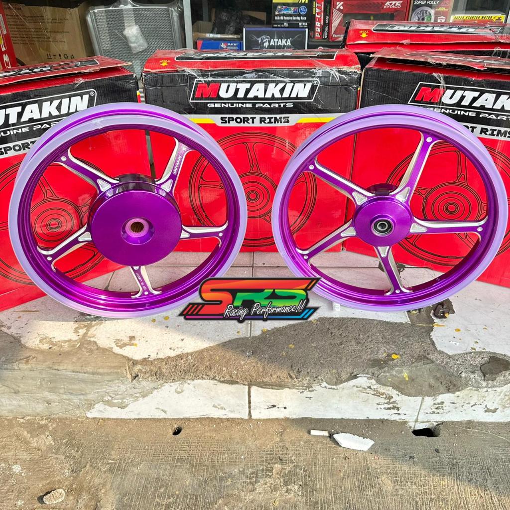 Velg AK55 Mutakin Beat,Scopy,spacy,vario110 Beat Scoopy Vario110 ring 14 21T MUTAKIN