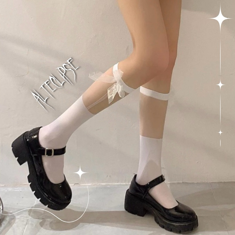 alteclipse acubi coquette ribbon socks