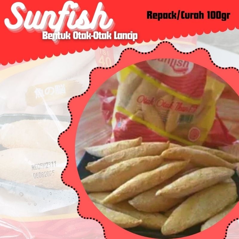 

REPACK-SUNFISH Otak Otak Ikan Lancip 100gr Baso Suki Enak Murah Sehat