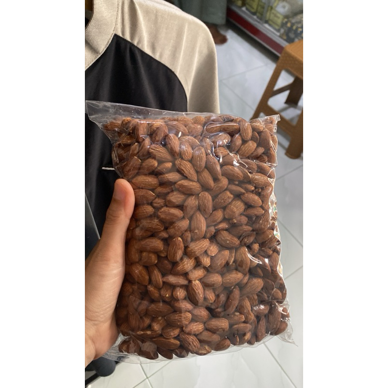 

KACANG ALMOND PANGGANG KEMASAN 1KG||ALMOND PANGGANG