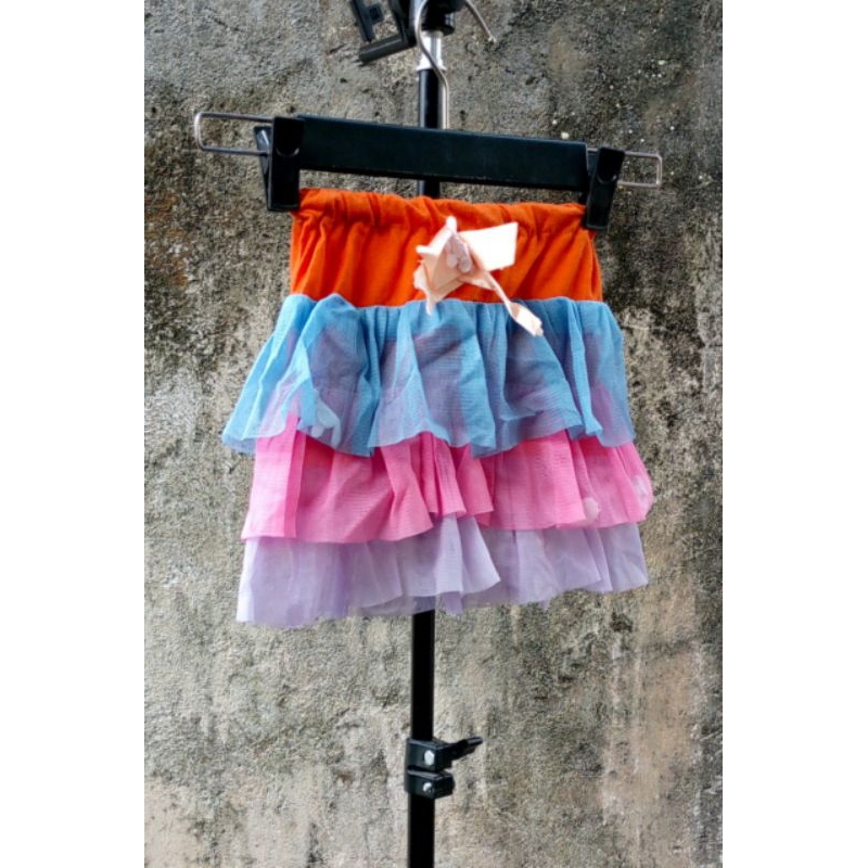 ROK TUTU PELANGI ANAK 1TAHUN