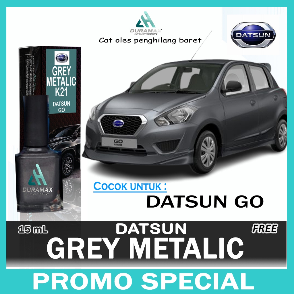 CAT MOBIL DATSUN GO GREY/ABU ABU METALIK CAT OLES PENGHILANG BARET PADA MOBIL
