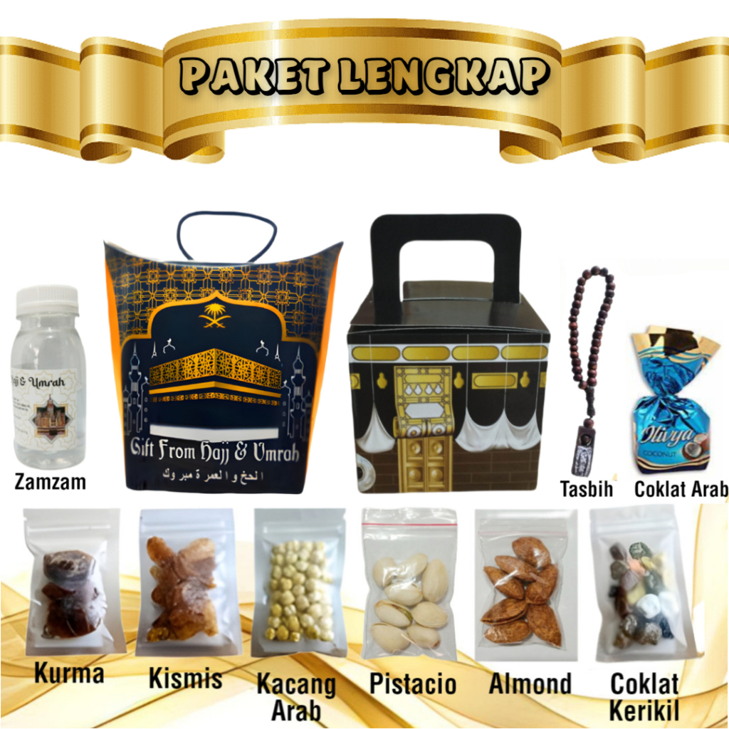

Paket Ekonomis Oleh-Oleh Haji dan Umroh paket Hampers