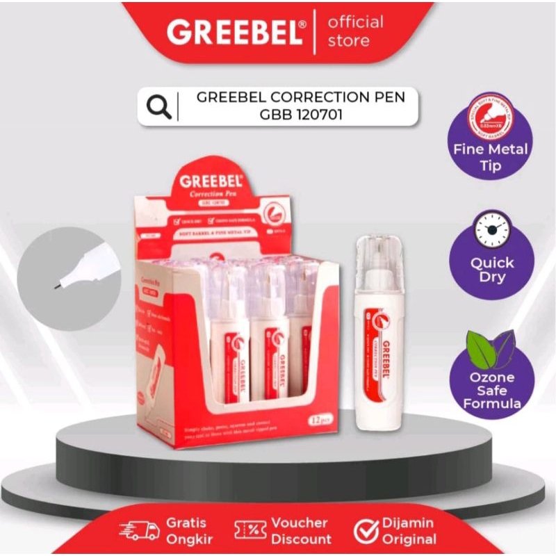 

Greebel Correction Pen / Tipex cair / Tipe X