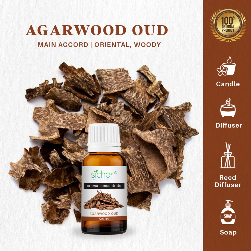 Sicher Fragrance Oil Agarwood Oud 10ml