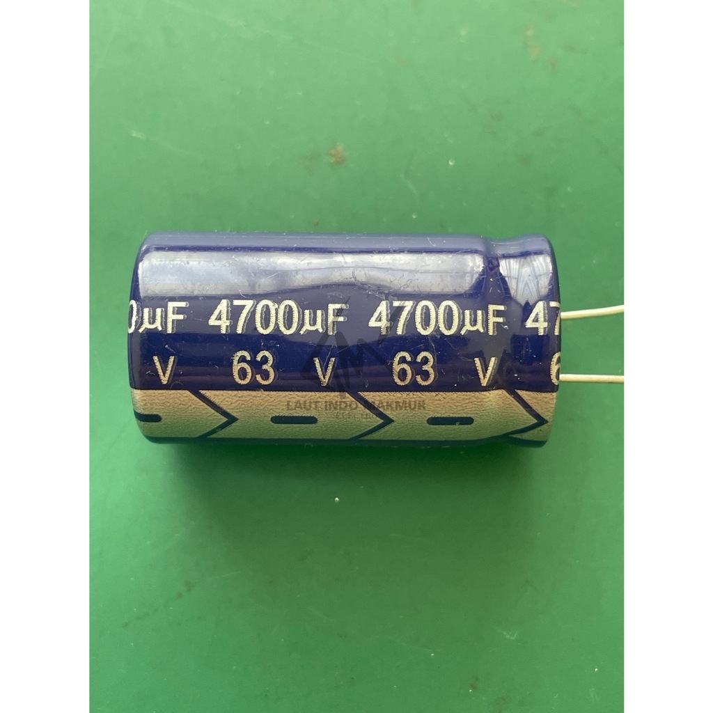 ELCO 4700UF 63V 4700 UF 63 VOLT ORIGINAL CAPACITOR ELKO KAPASITOR ups