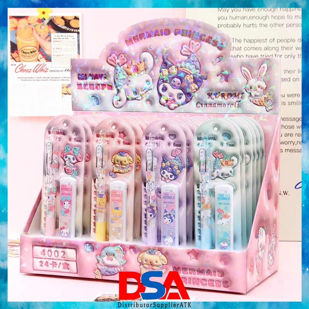 

PENSIL CEKET MERMAID/PENSIL MEKANIK SANRIO/PENSIL KARAKTER SANRIO/PENSIL IMPORT LUCU