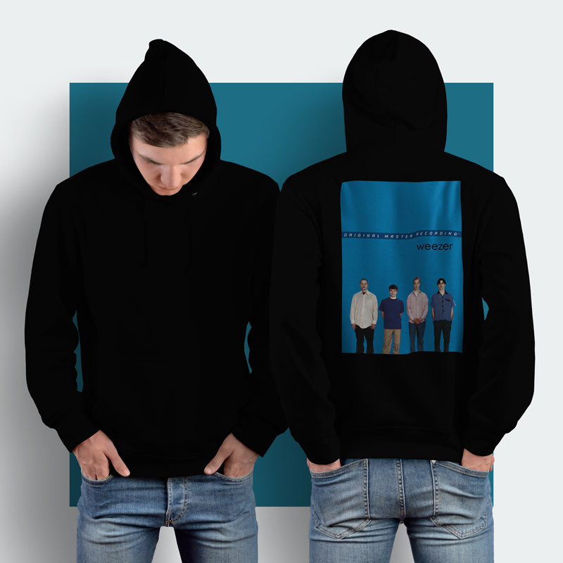 Jaket Hoodie Weezer Hoodie Jumper Pullover & Zipper (Ritsleting) Bahan Cotton Fleece