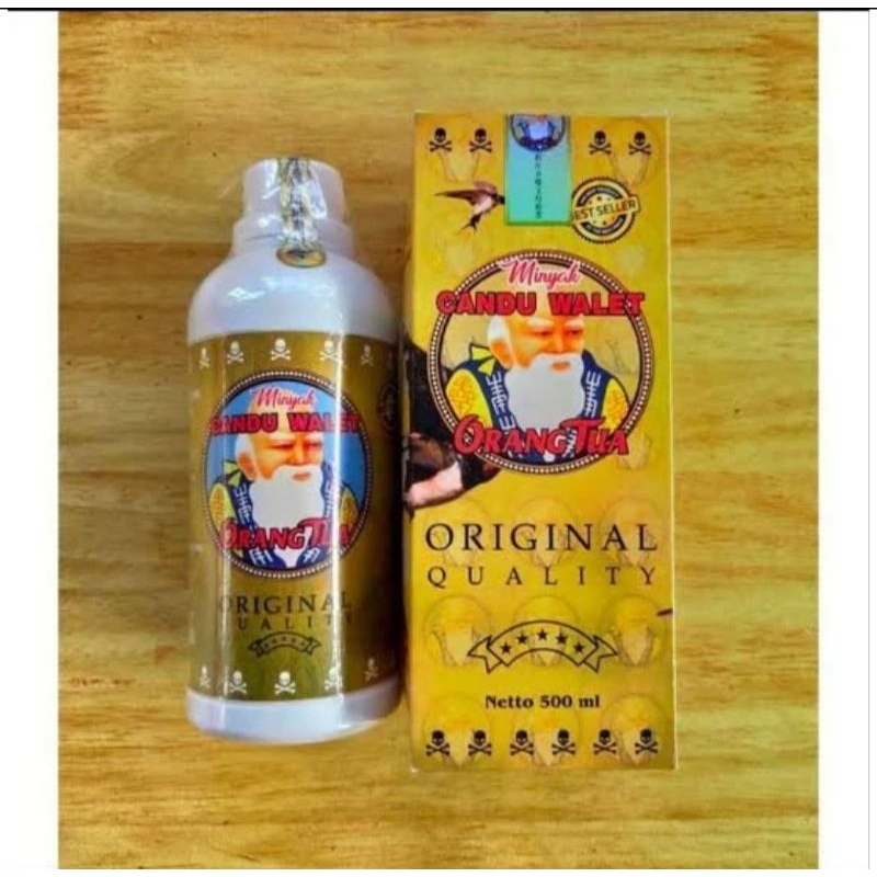 Minyak Candu Walet Cap Orang Tua Asli Original Bergaransi