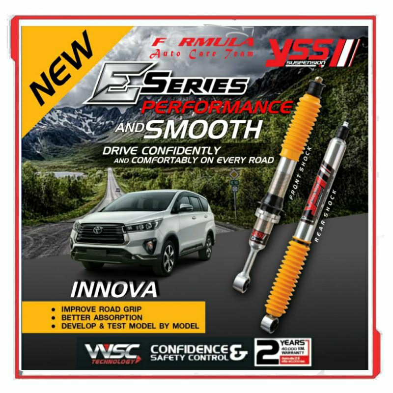 Shock YSS E Series Monotube Shockbreaker Innova Reborn GD KD 06-22
