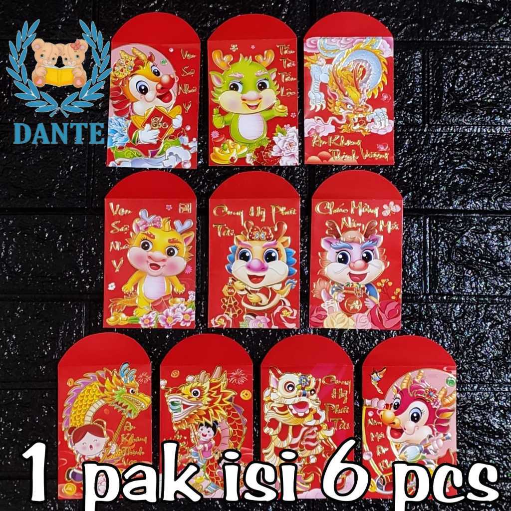 

Amplop Imlek Angpao Gong Xi Fa Cai 1pak isi 6pcs