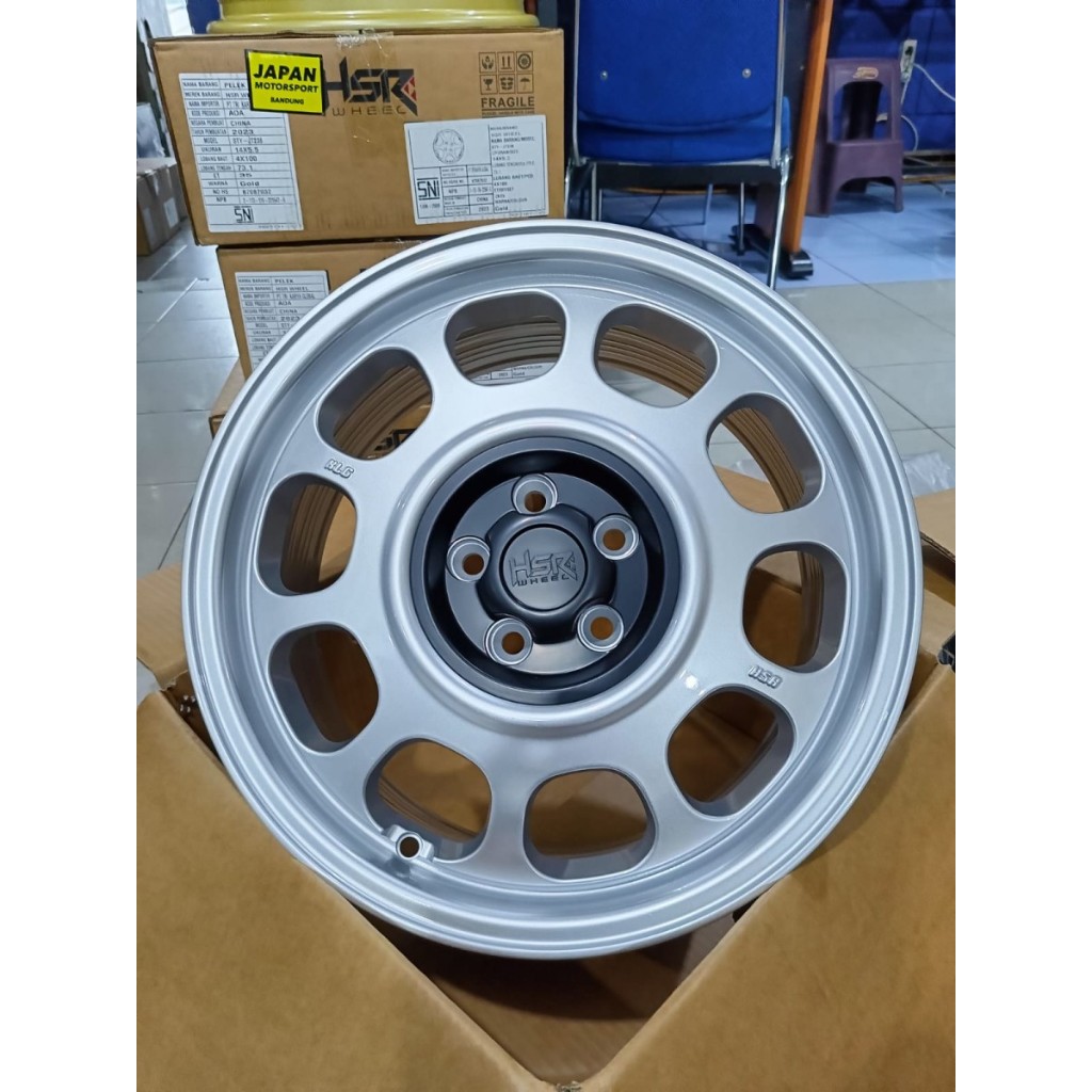 GRATIS ONGKIR VELG KALENG R16 MURAH HSR KLG BAUT 5 SILVER