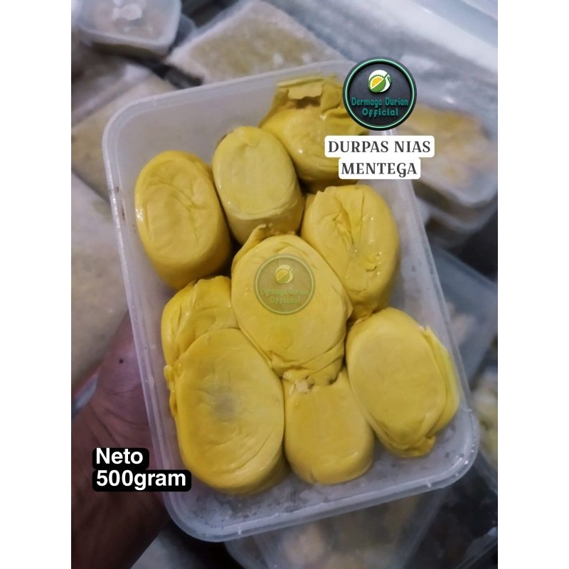 

DERMAGA DURIAN KUPAS NIAS 500gr KUNING MANIS LEGIT DAGING PULEN