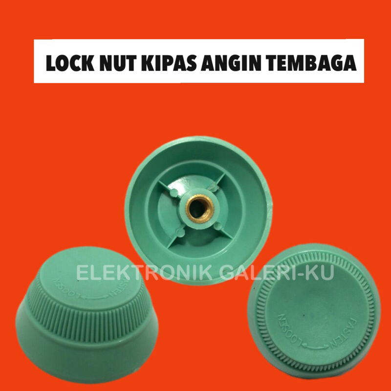 LOCK NUT KIPAS ANGIN LOCK NUT FAN TEMBAGA