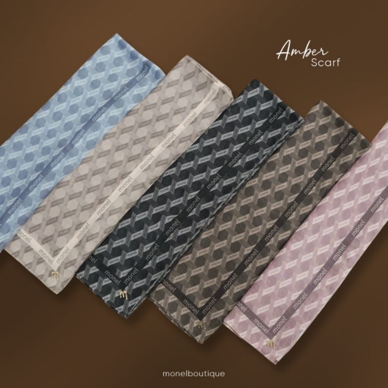 Monel amber scarf