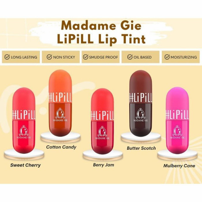 𝐂𝐋𝐀𝐒𝐒𝐈𝐓𝐀.𝐈𝐃 - Madame Gie Lip | Madame Gie Lip Tint | Liptint Madam Gie Kapsul | Madame Gie Lipill Li