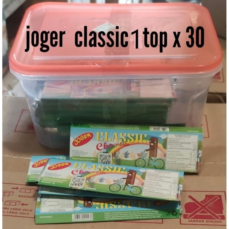 

EHUNT CLASSIC BAR JOGER 14 gr x 30PCS TOPLES CEMILAN SNACK CHOCOLATE COKLAT