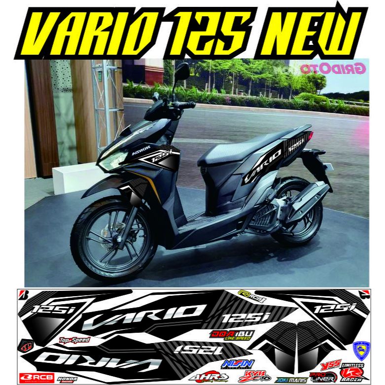 COD / STRIPING MOTOR HONDA NEW VARIO ISS NEW 125/  2022-2023 VARIASI  SIMPLE BUAT HONDA MOTOR VARIO 