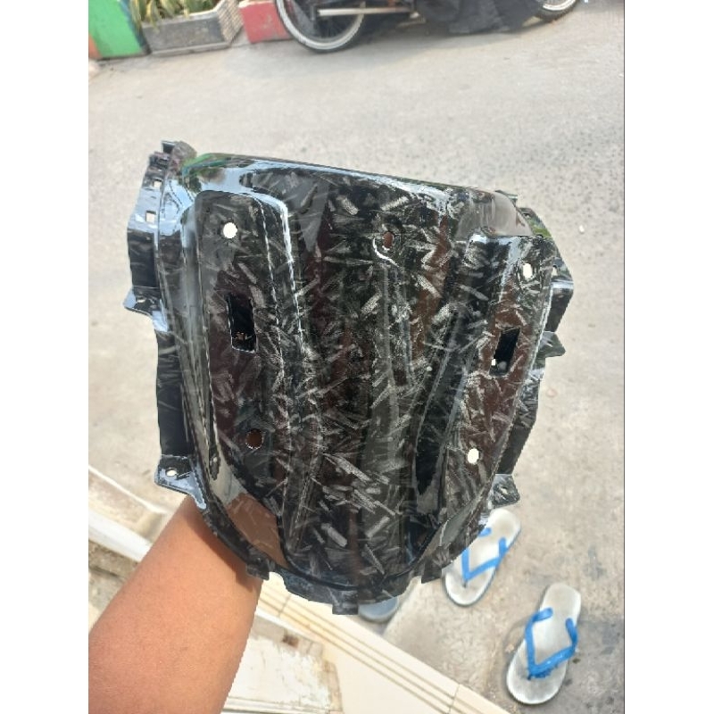 visor depan nmax old karbon forget