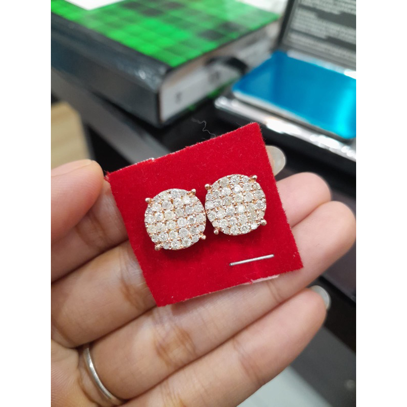 kerabu berlian bulat