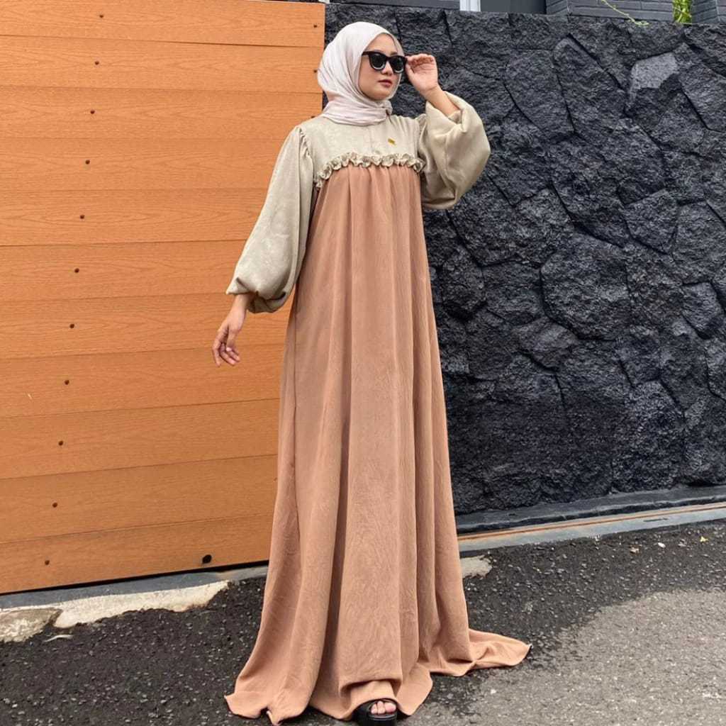 Gamis lebaran 2026 model gamis terbaru gamis wanita kekinian dan fashionable gamis wanita dewasa baj