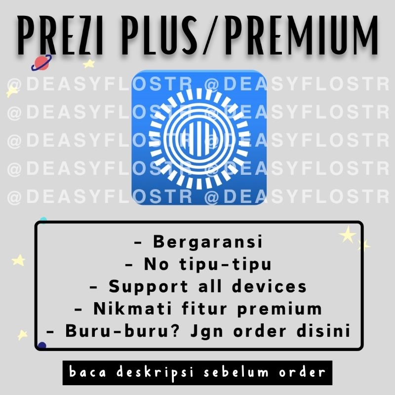 PREZI Plus Premium 14 Hari  dan 1 Bulan