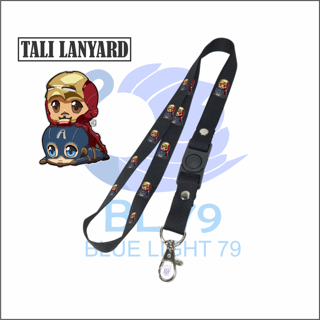 

TALI LANYARD CAPTAIN AMERICA |- IRON MAN | AMERIKA SUPERHERO | MARVEL KARTUN ANIMASI 3D KOMIK TALI ID CARD GANTUNGAN KUNCI GANTUNGAN FLASHDISK GANTUNGAN NAMETAG TALI LANYARD BEST SELLER COD