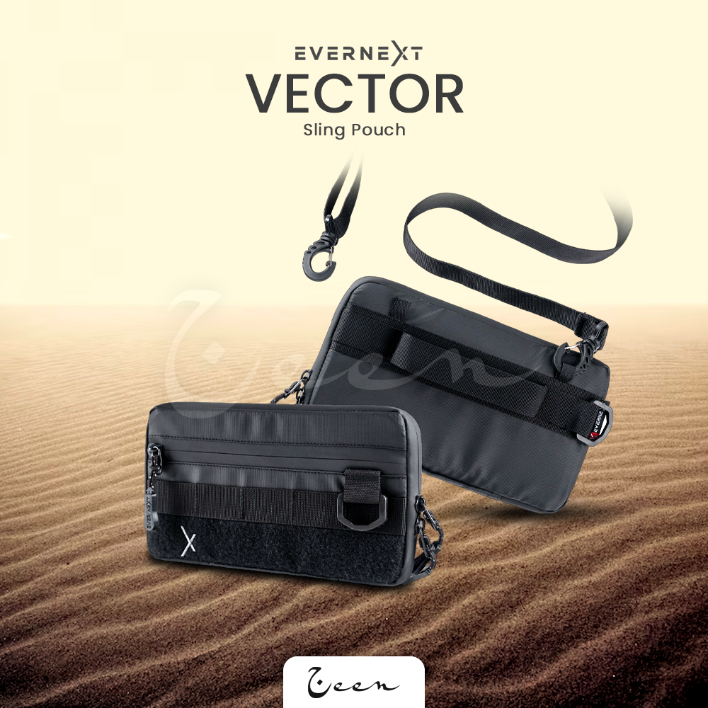 Sling Poch VECTOR - EVERNEXT Tas Slempang Pria Wanita Simpel Multifungsi