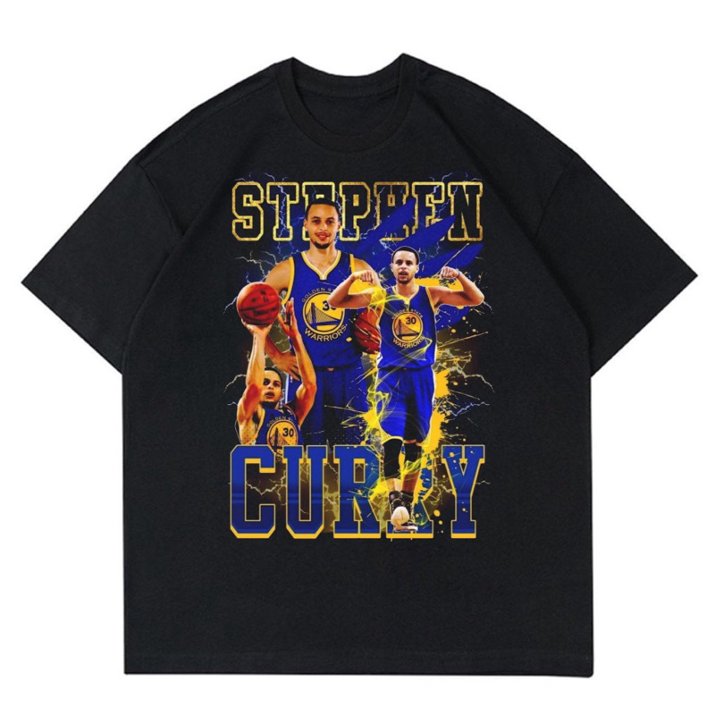 KAOS STEPHEN CURRY VINTAGE | T-SHIRT BAJU GAMBAR STEPHEN CURRY | KAOS STEPHEN CURRY