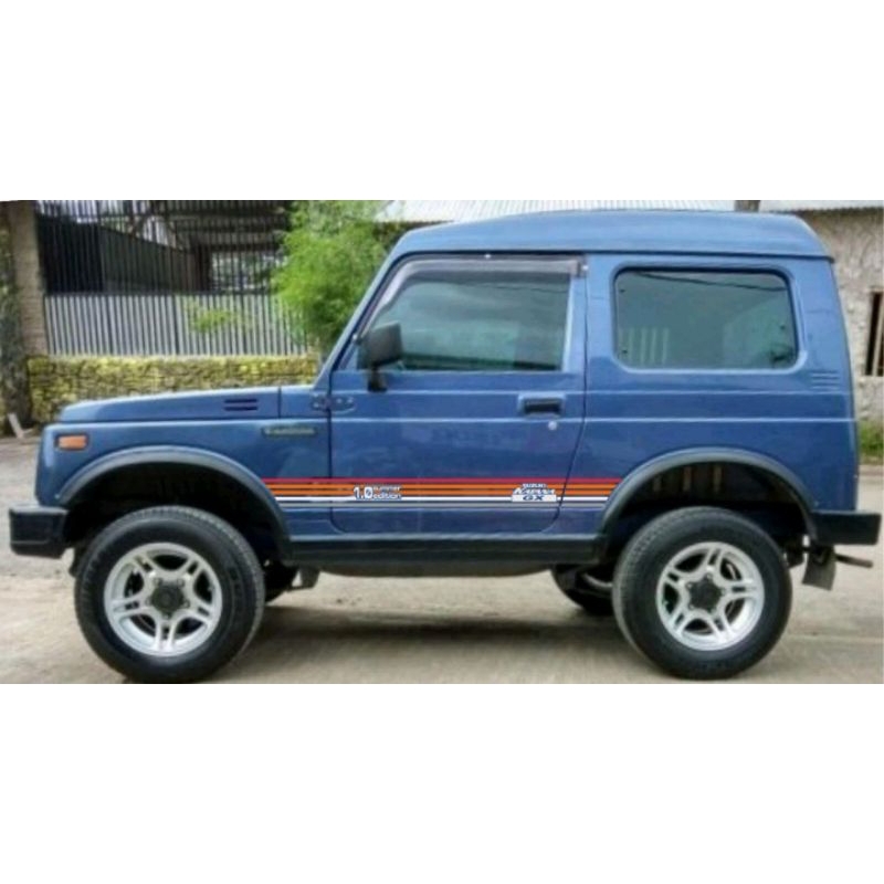 cutting sticker mobil Suzuki katana minimalis