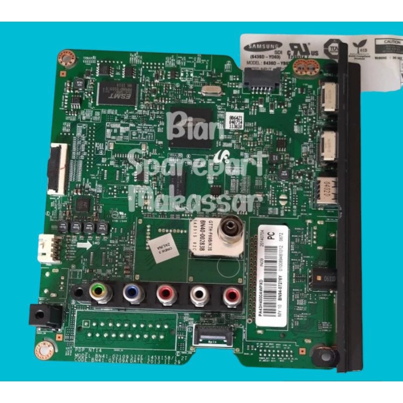 MB pa43H4000 Mainboard mesin TV Samsung plasma PA43H4000 copotan original