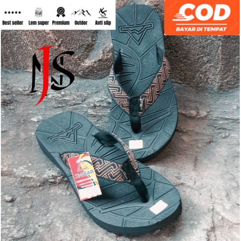 sandal/Sandal japit/ Sendal japit dewasa/ sandal japit termurah. X-GEAR