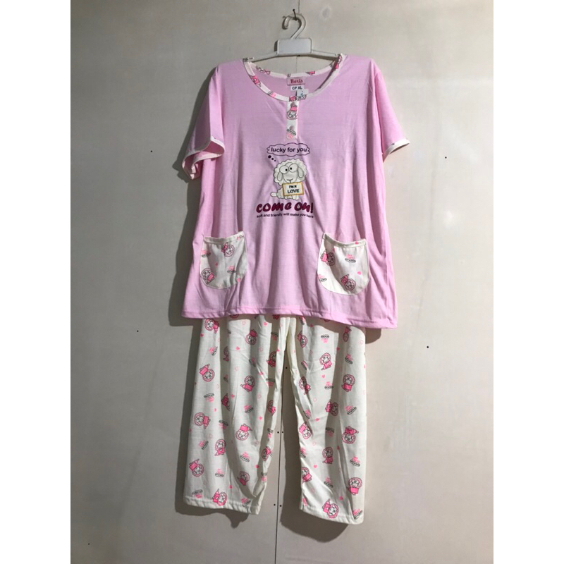 baju tidur beris xl
