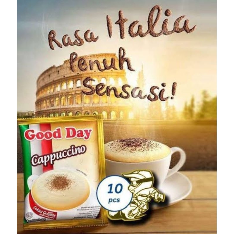 

GOOD DAY CAPPUCCINO RENCENG (10×25GR)