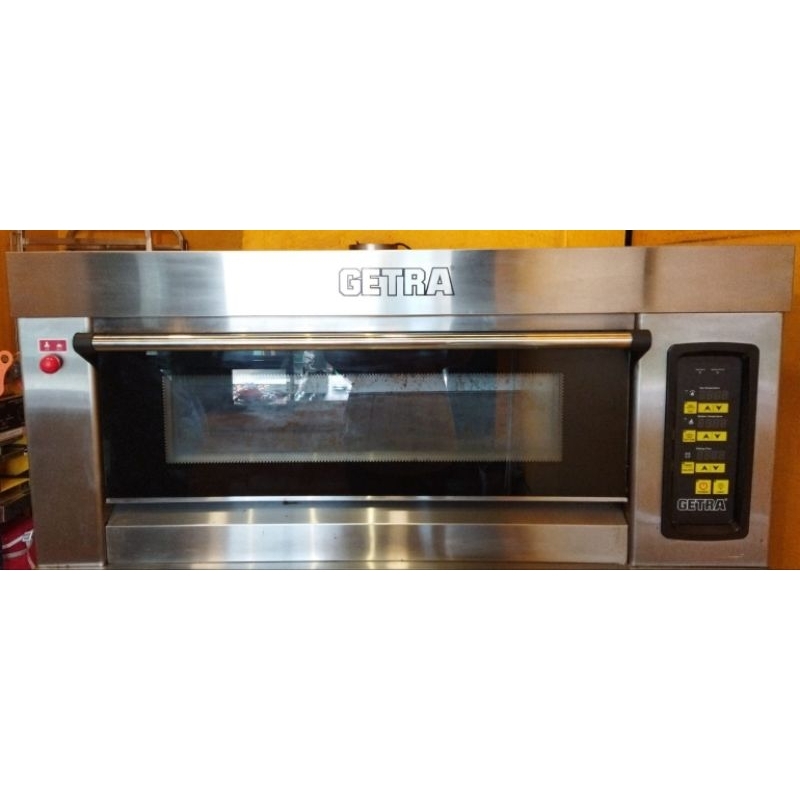 Second Getra RFL-12GD Oven 1 Deck 2 Loyang - Gas Baking Oven