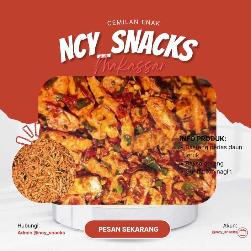 

Basreng stik pedas daun jeruk dan original daun jeruk 1kg, ncy_Snacks