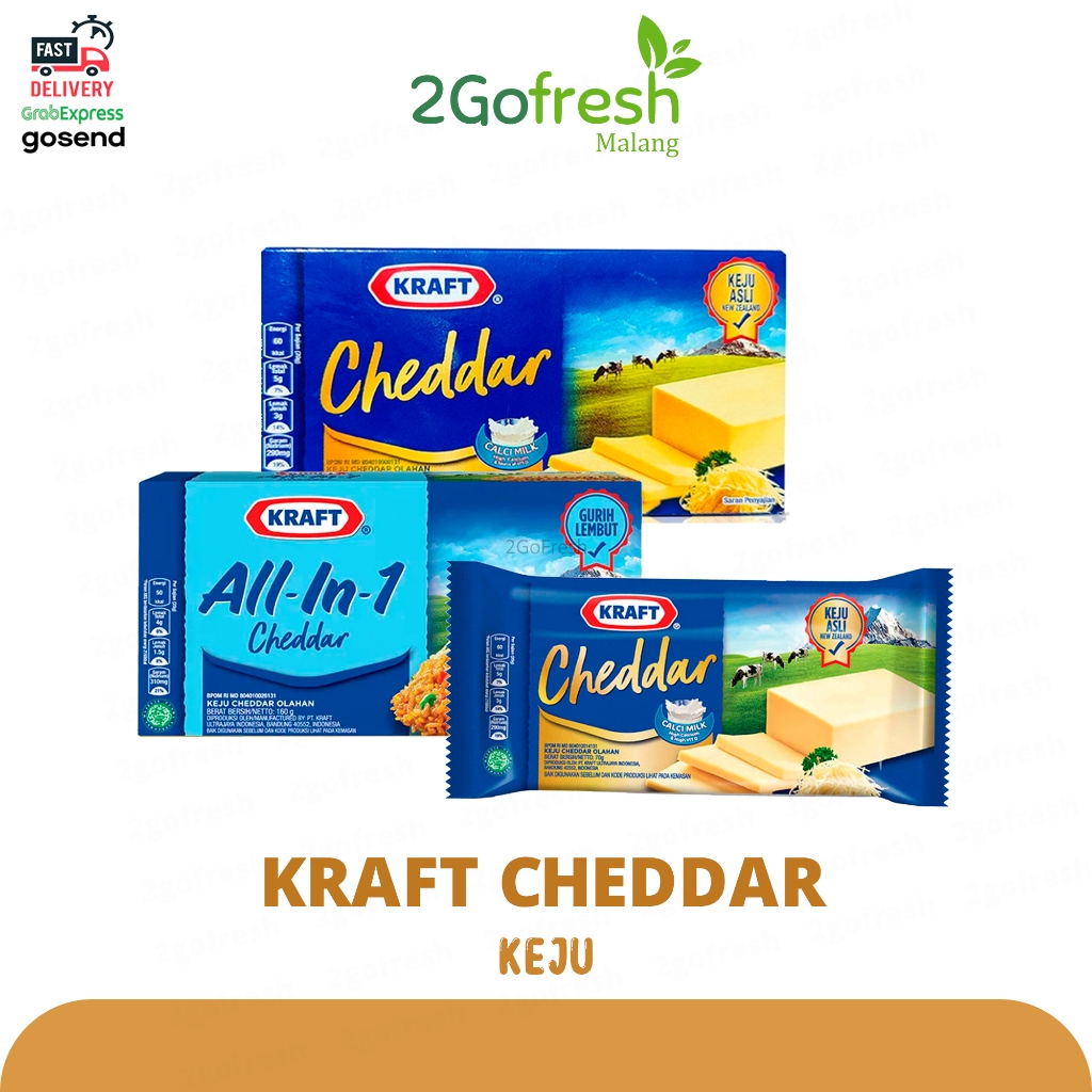 

Keju Kraft Cheddar - Sembako - Rempah Sayur Sayuran & Buah Buahan